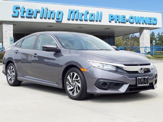 Pre Owned 2017 Honda Civic Sedan Ex Sedan In Houston He003003